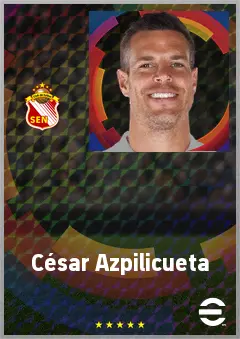 César Azpilicueta eFootball 2026 player card, 75 OVR CB