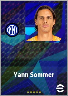 Yann Sommer eFootball 2026 player card, 80 OVR GK