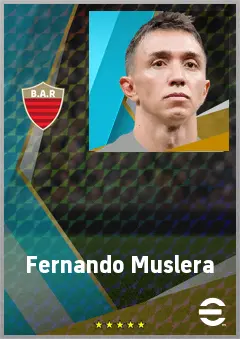 Fernando Muslera eFootball 2026 player card, 76 OVR GK