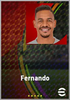 Fernando eFootball 2026 player card, 74 OVR DMF