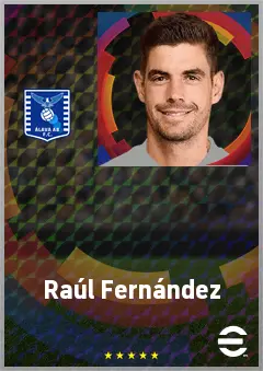 Raúl Fernández eFootball 2026 player card, 71 OVR GK