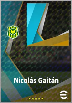 Nicolás Gaitán eFootball 2026 player card, 71 OVR AMF