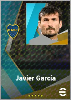 Javier García eFootball 2026 player card, 72 OVR GK