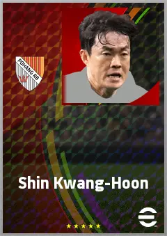 Shin Kwang-Hoon eFootball 2026 player card, 66 OVR RB