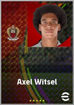 Axel Witsel eFootball 2026 player card, 75 OVR DMF