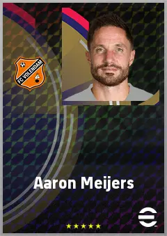 Aaron Meijers eFootball 2026 player card, 66 OVR LB