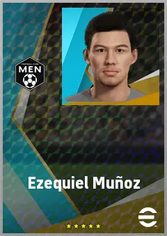 Ezequiel Muñoz eFootball 2026 player card, 73 OVR CB