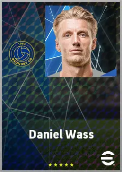 Daniel Wass eFootball 2026 player card, 73 OVR CMF