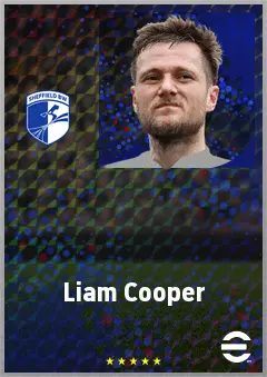 Liam Cooper eFootball 2026 player card, 71 OVR CB