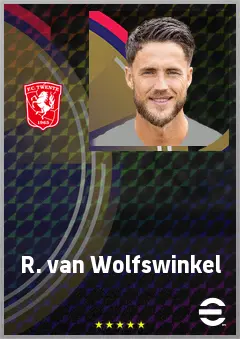 R. van Wolfswinkel eFootball 2026 player card, 71 OVR CF