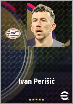 Ivan Perišić eFootball 2026 player card, 75 OVR LMF