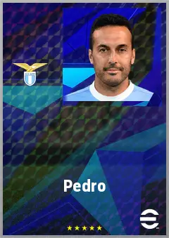 Pedro eFootball 2026 player card, 74 OVR LWF