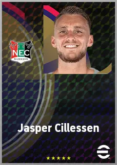 Jasper Cillessen eFootball 2026 player card, 74 OVR GK