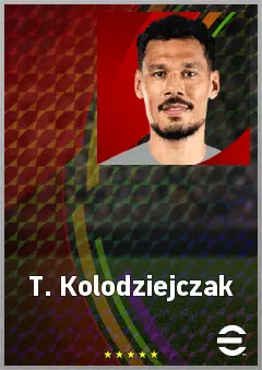 T. Kolodziejczak eFootball 2026 player card, 70 OVR CB