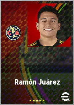Ramón Juárez eFootball 2026 player card, 77 OVR CB