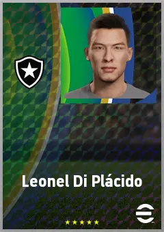 Leonel Di Plácido eFootball 2026 player card, 77 OVR RB