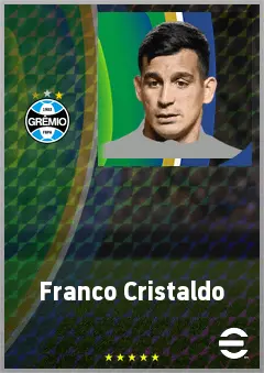 Franco Cristaldo eFootball 2026 player card, 80 OVR AMF