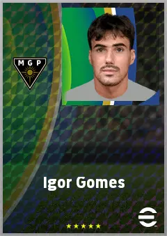 Igor Gomes eFootball 2026 player card, 79 OVR CMF