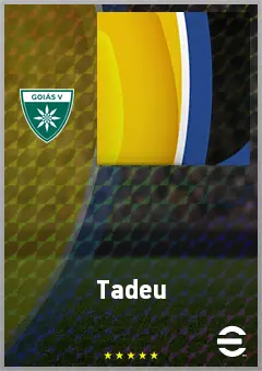 Tadeu eFootball 2026 player card, 81 OVR GK