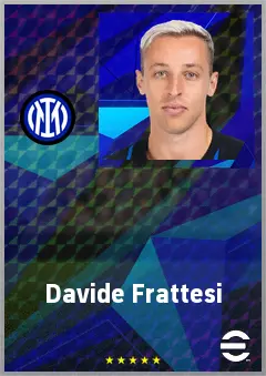 Davide Frattesi eFootball 2026 player card, 82 OVR CMF