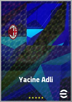 Yacine Adli eFootball 2026 player card, 79 OVR AMF
