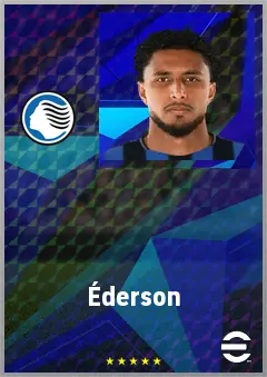 Éderson eFootball 2026 player card, 81 OVR CMF