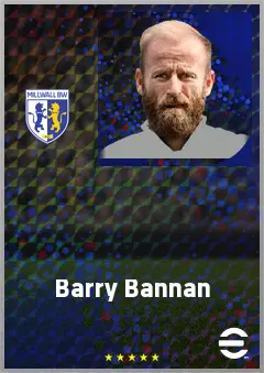 Barry Bannan eFootball 2026 player card, 71 OVR CMF