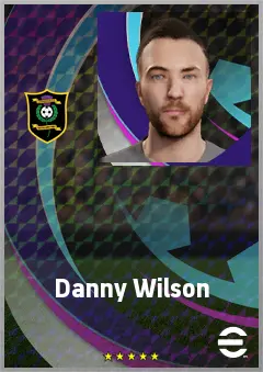 Danny Wilson eFootball 2026 player card, 71 OVR CB