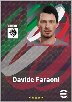 Davide Faraoni eFootball 2026 player card, 73 OVR RB