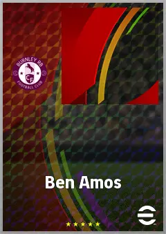 Ben Amos eFootball 2026 player card, 69 OVR GK