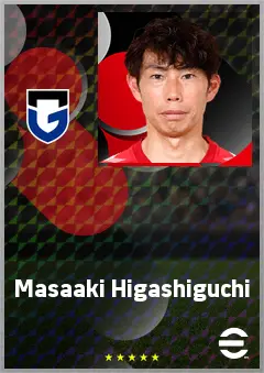 Higashiguchi Masaaki eFootball 2026 player card, 69 OVR GK