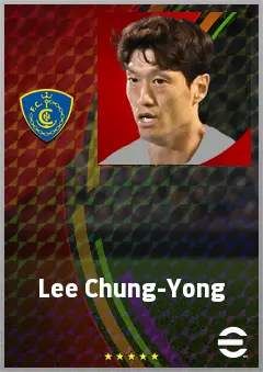 Lee Chung-Yong eFootball 2026 player card, 68 OVR RWF