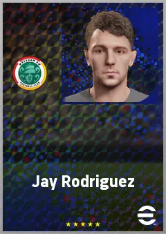 Jay Rodriguez eFootball 2026 player card, 71 OVR SS