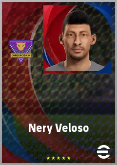 Nery Veloso eFootball 2026 player card, 65 OVR GK
