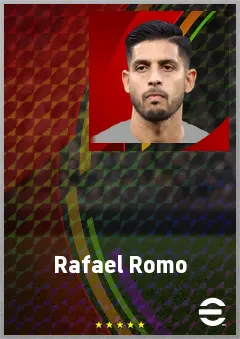 Rafael Romo eFootball 2026 player card, 72 OVR GK