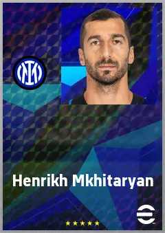 Henrikh Mkhitaryan eFootball 2026 player card, 77 OVR CMF