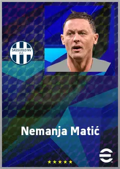 Nemanja Matić eFootball 2026 player card, 74 OVR DMF