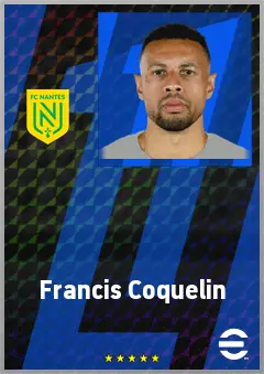 Francis Coquelin eFootball 2026 player card, 71 OVR DMF