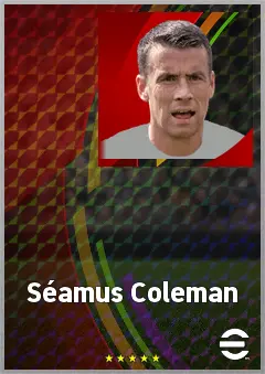 Séamus Coleman eFootball 2026 player card, 73 OVR RB