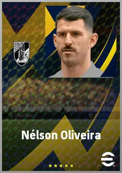 Nélson Oliveira eFootball 2026 player card, 70 OVR CF