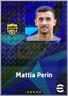 Mattia Perin eFootball 2026 player card, 77 OVR GK