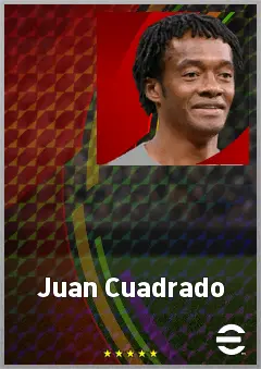 Juan Cuadrado eFootball 2026 player card, 73 OVR RMF