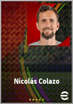 Nicolás Colazo eFootball 2026 player card, 69 OVR LB