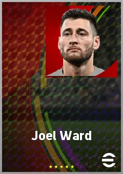 Joel Ward eFootball 2026 player card, 69 OVR RB