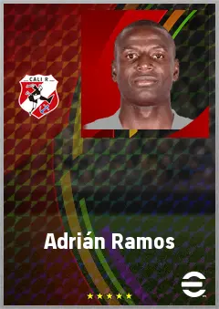 Adrián Ramos eFootball 2026 player card, 73 OVR CF