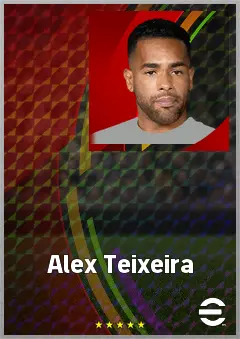 Alex Teixeira eFootball 2026 player card, 71 OVR AMF