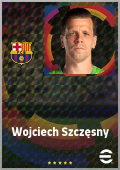 Wojciech Szczęsny eFootball 2026 player card, 76 OVR GK
