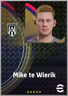 Mike te Wierik eFootball 2026 player card, 69 OVR CB