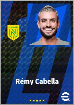 Rémy Cabella eFootball 2026 player card, 73 OVR AMF