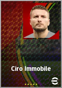 Ciro Immobile eFootball 2026 player card, 76 OVR CF
